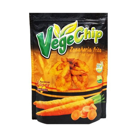 Gluténmentes vegechip zöldséges sárgarépa chips 70g