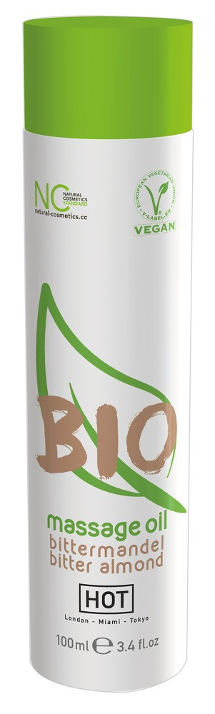 HOT BIO - vegán masszázsolaj - mandula (100ml)