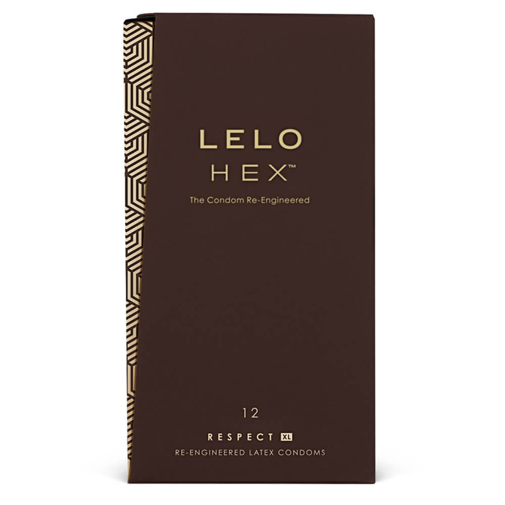 LELO Hex Respect XL - luxus óvszer (12db)