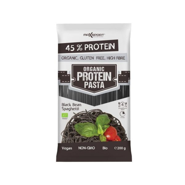 Maxsport protein spagetti tészta fekete babból 200g