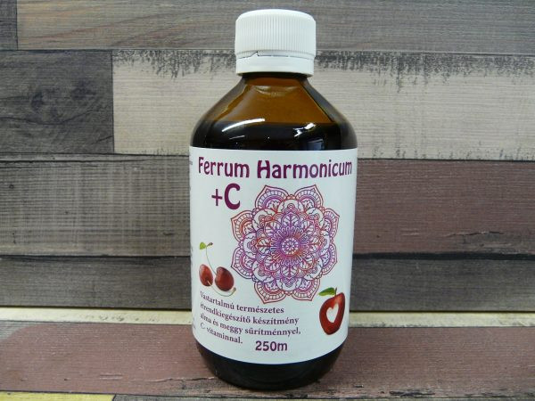 Naturpolc ferrum harmonicum+c vastartalmú étrendkiegészítő 250ml