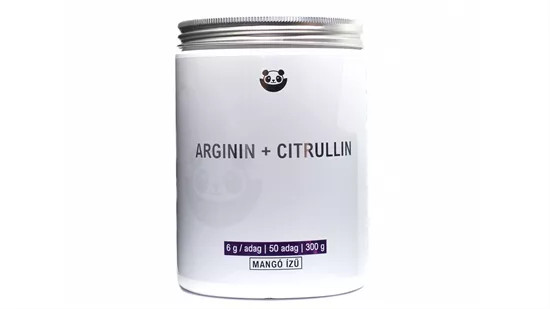 Panda nutrition arginin + citrullin mangó ízű 300g