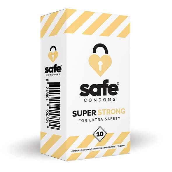 SAFE Super Strong - extra erős óvszer (10db)