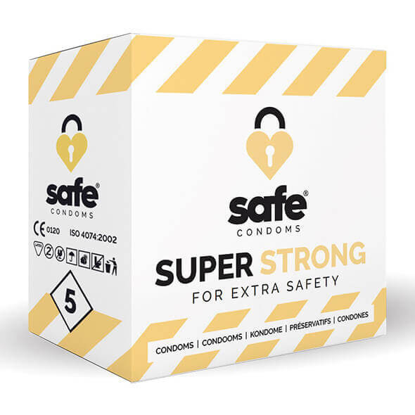 SAFE Super Strong - extra erős óvszer (5db)