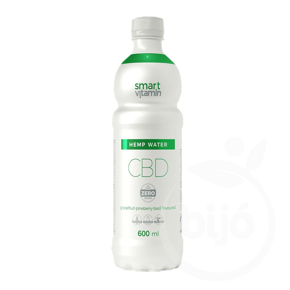 Smart vitamin hemp water grapefruit-fehéreper-bazsalikom ízű 600ml