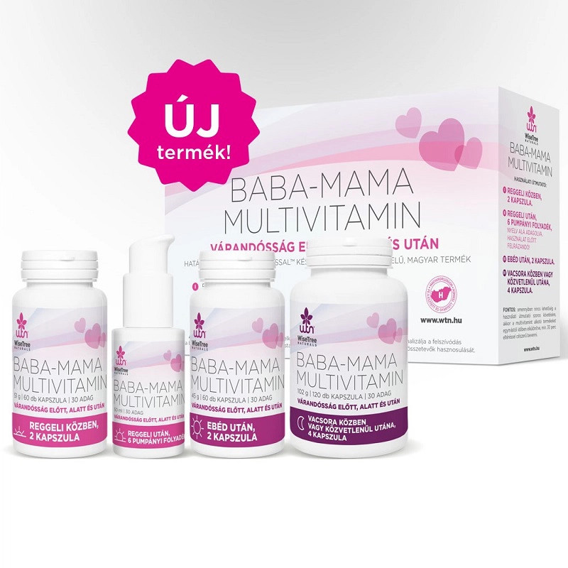 WTN Baba-Mama multivitamin 1 havi adag