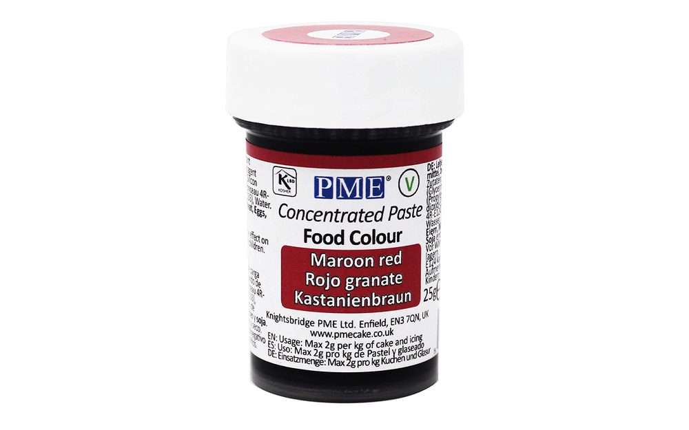 Piros gel festék Maroon Red PME - PME