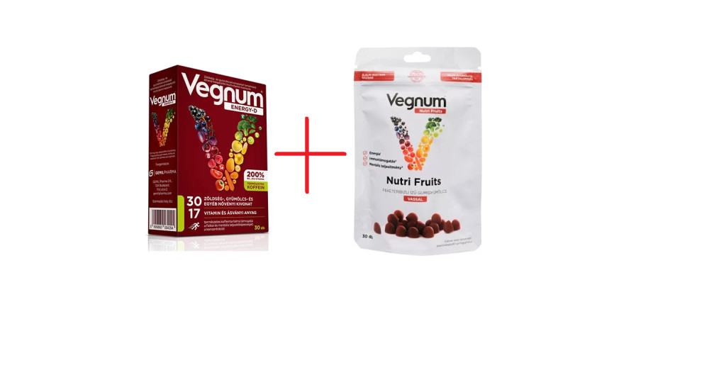 Vegnum Energy D - VEGNUM NUTRIFRUITS VAS 30X csomag