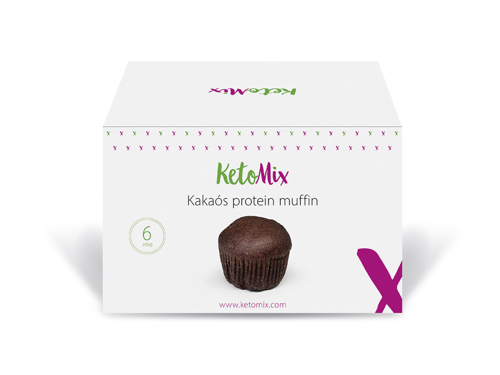 Kakaós protein muffin (6 adag)