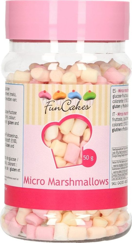 Mikro mályvacukor - 50 g - FunCakes