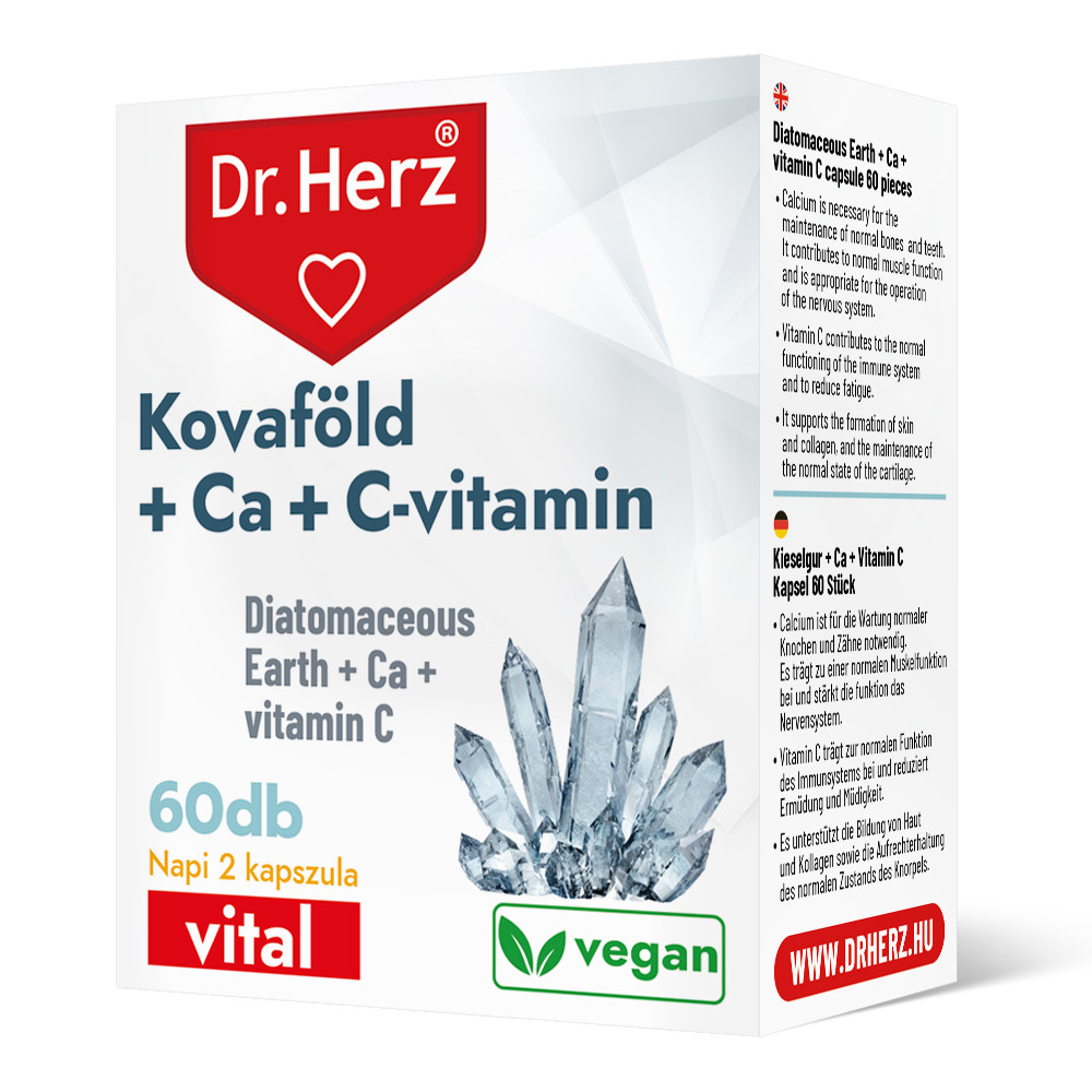 DR Herz Kovaföld + Ca + C-vitamin 60 db kapszula DOBOZ