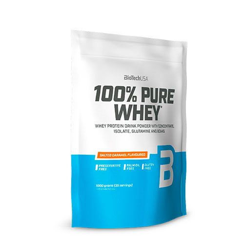 BiotechUSA 100% Pure Whey 454g sós karamell