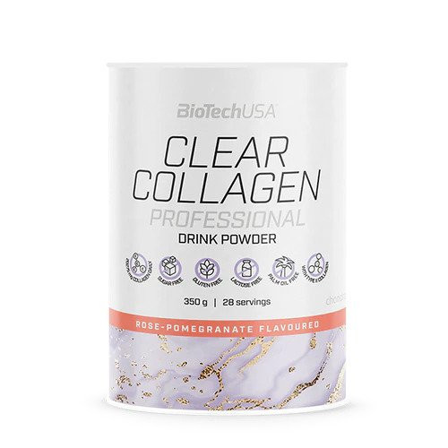 BiotechUSA Clear Collagen Professional 350g rózsa-gránátalma