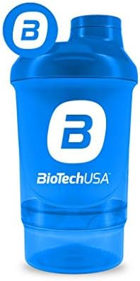 BiotechUSA Keverőpalack Biotech Wave+ Nano 300ml (+150ml) átlátszó