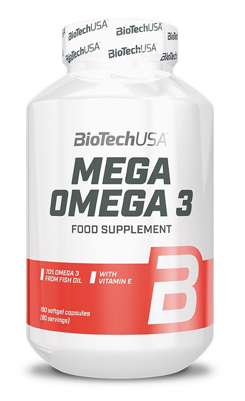 BiotechUSA Mega Omega 3 180 caps