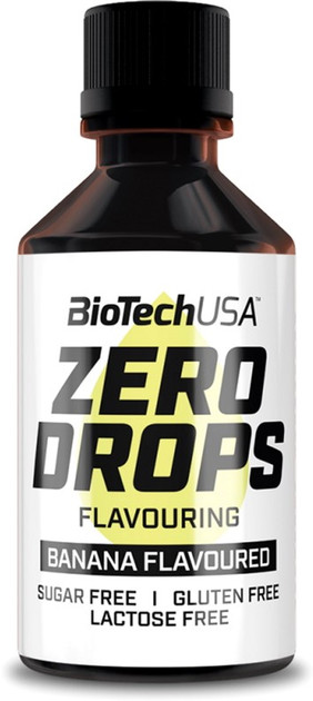 BiotechUSA Zero Drops 50ml banán