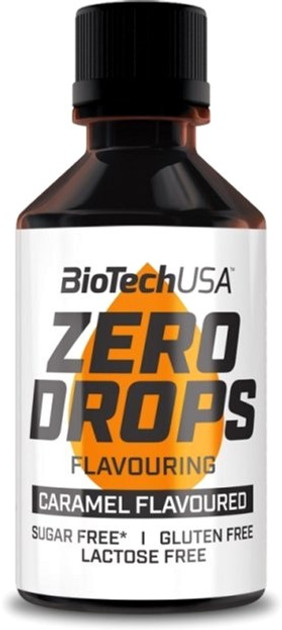 BiotechUSA Zero Drops 50ml karamell