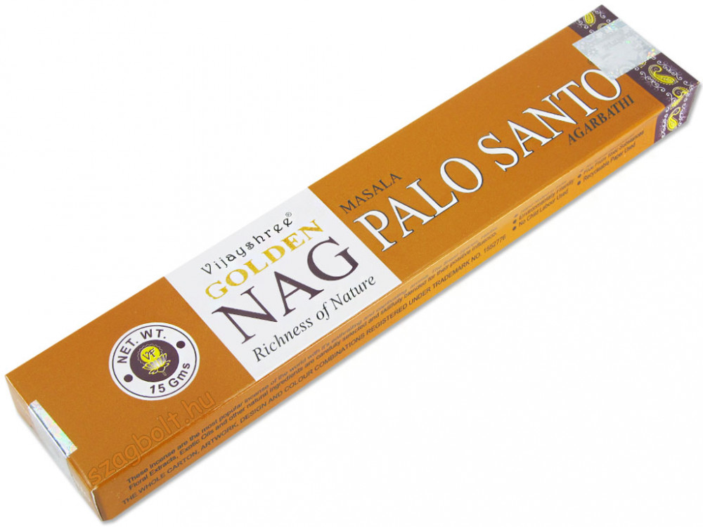 Füstölő Golden Nag Palo Santo