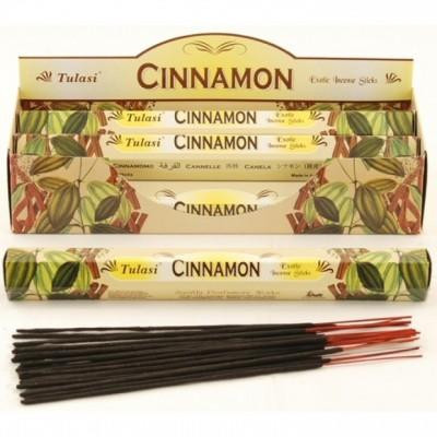 Füstölő tulasi hosszú cinnamon 8 db