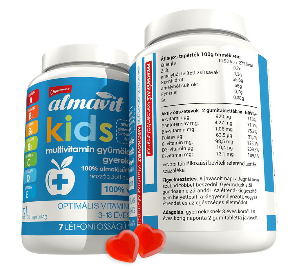 Nani KIDS multi-gumivitamin (70db) több