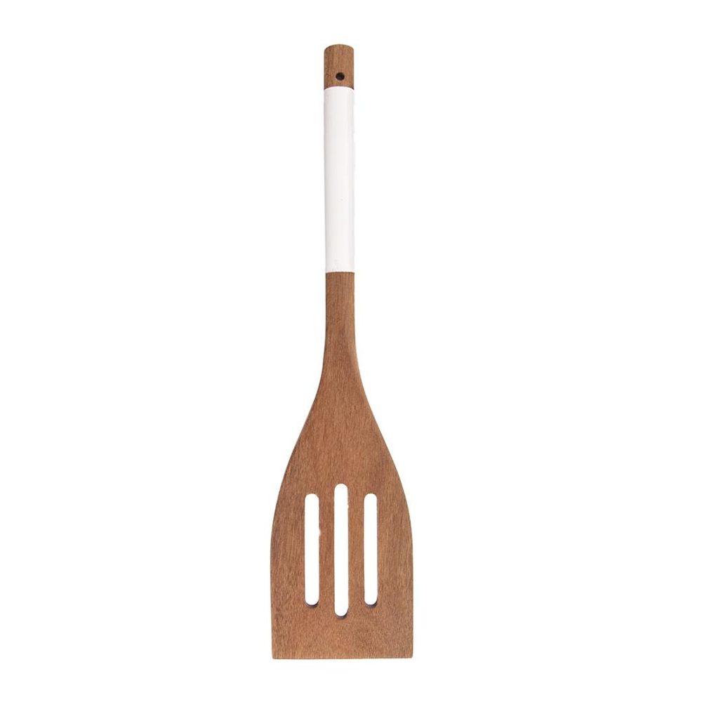 Akácfa spatula nyílásokkal 30 cm WHITELINE - ORION