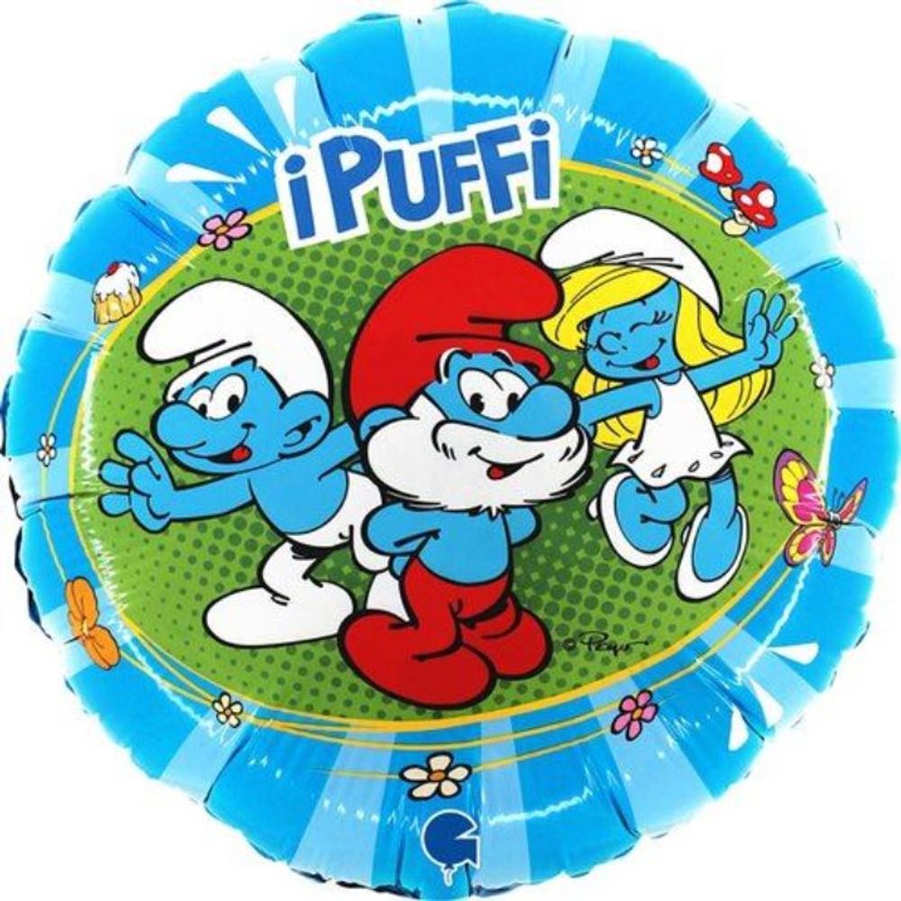 Fólia lufi Smurfs - 46 cm - SMART