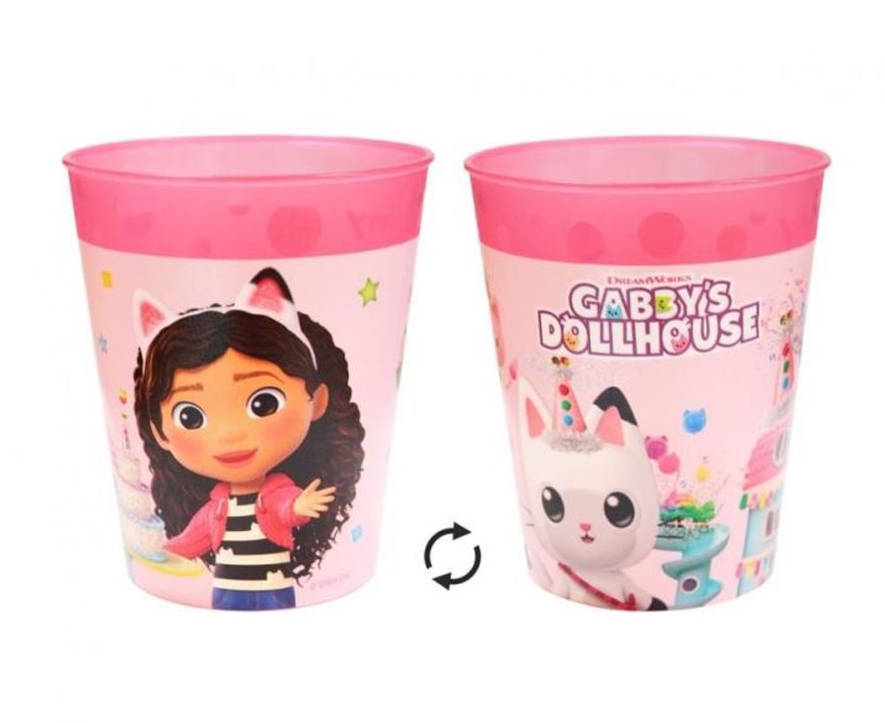 Gábinin Kouzelmi Háza műanyag pohár - Gabby's Dollhouse - 250 ml - 1 db - GoDan