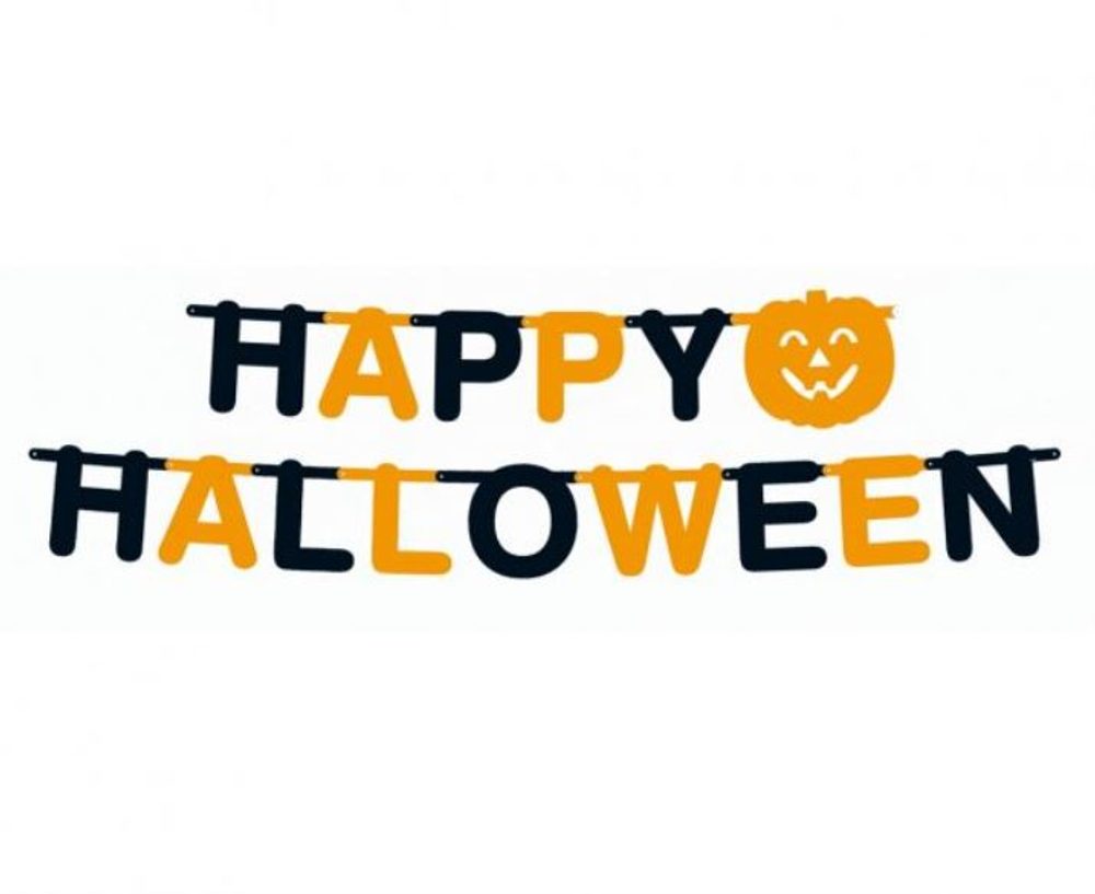 Happy Halloween girland - Halloween - 350 x 23 cm - GoDan