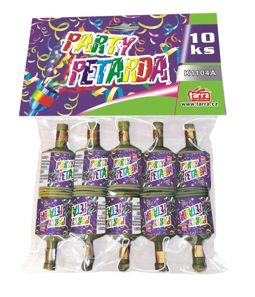 PARTY PETÁRDA - pezsgő - 10 db - ČÍNA